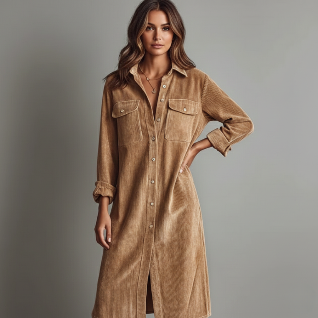 Geovari | Women’s Modern Relaxed-Fit Dress