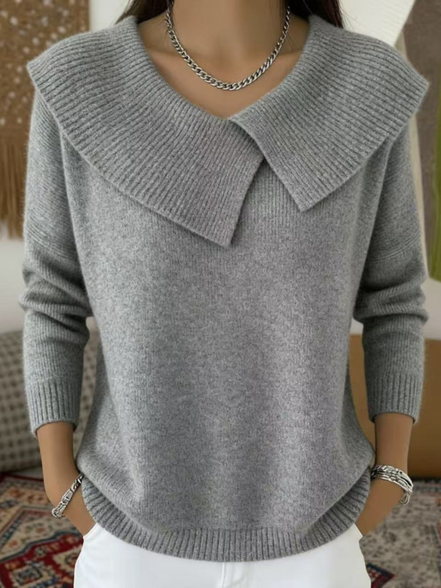 Geovari | Cosy Jumper with Soft Collar