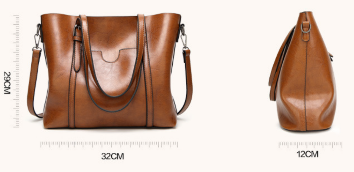 Geovari | Sleek Leather Shoulder Bag