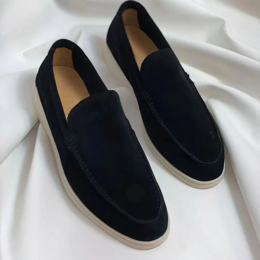 Geovari | Elegant Suede Loafers