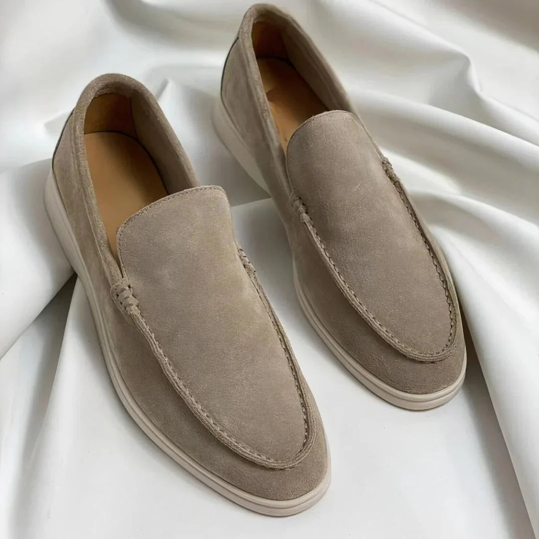 Geovari | Elegant Suede Loafers