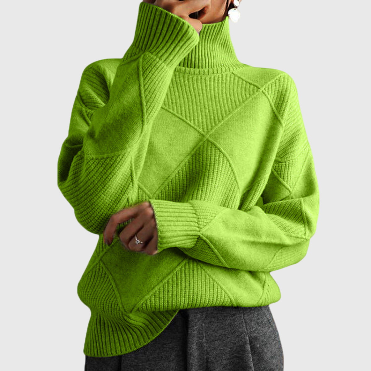 Geovari | Roll-Neck Jumper