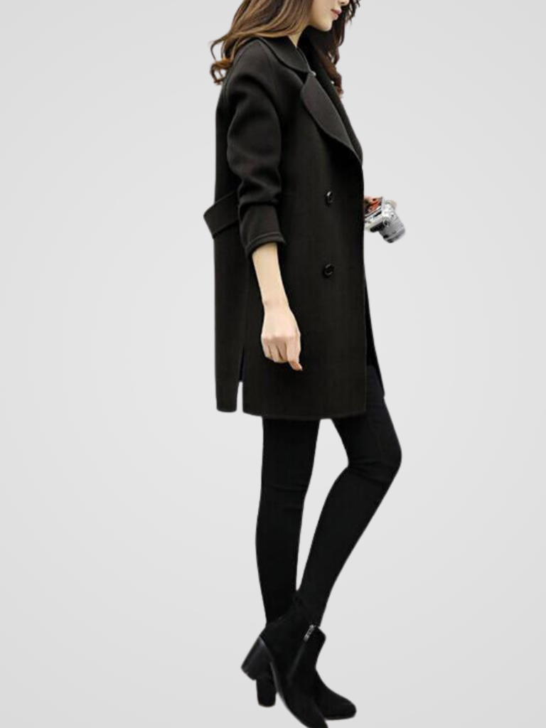 Geovari | Tailored Longline Wool Coat