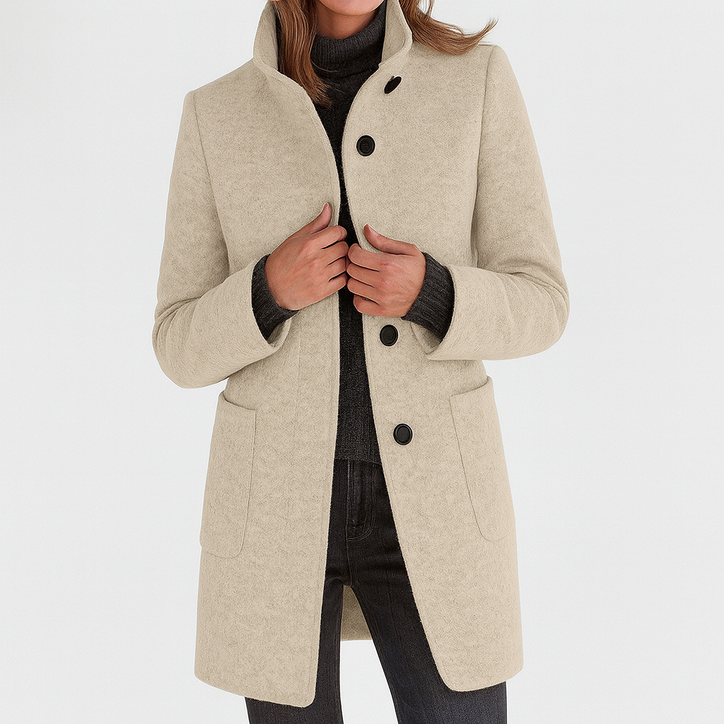 Geovari | Women's High-Collar Coat