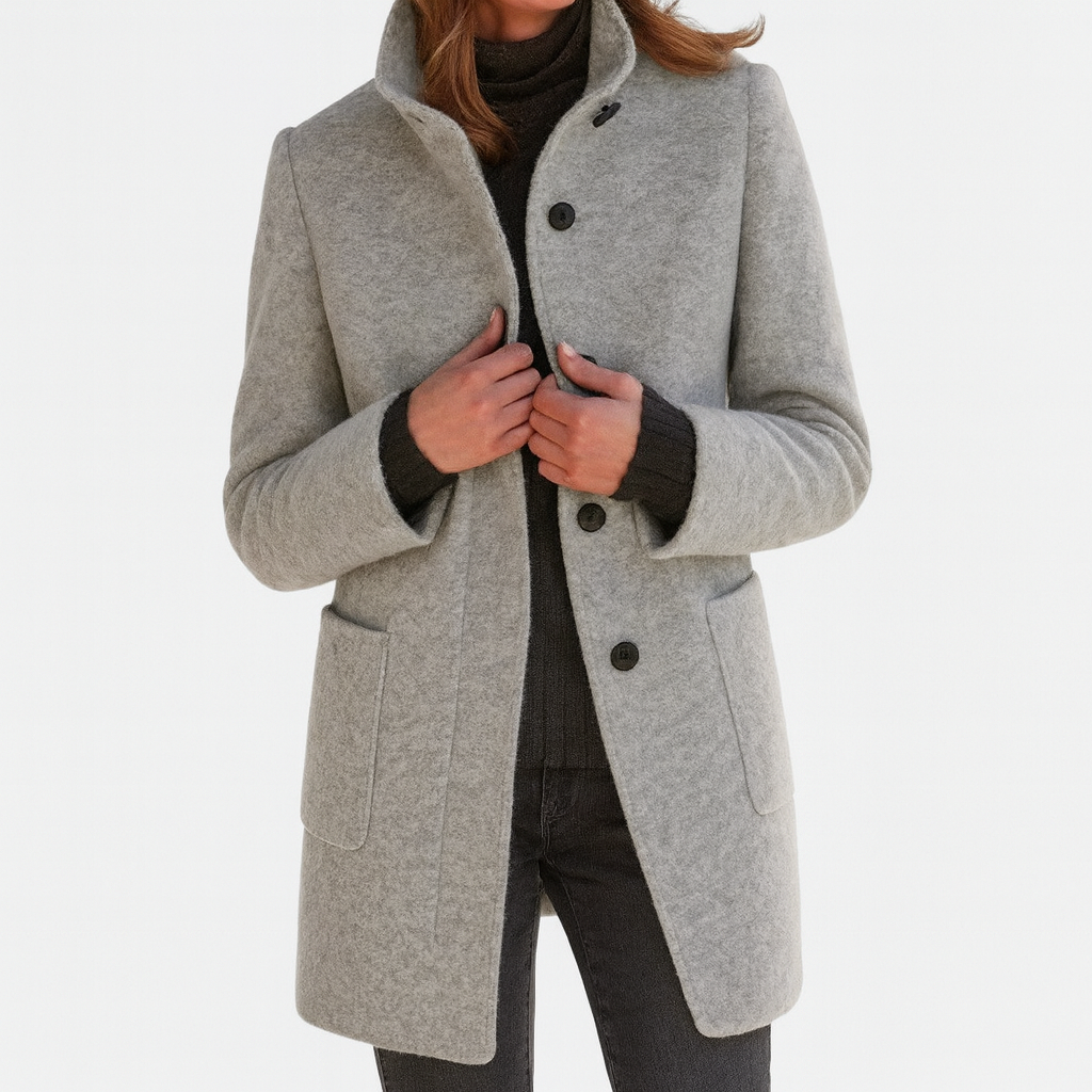 Geovari | Women's High-Collar Coat