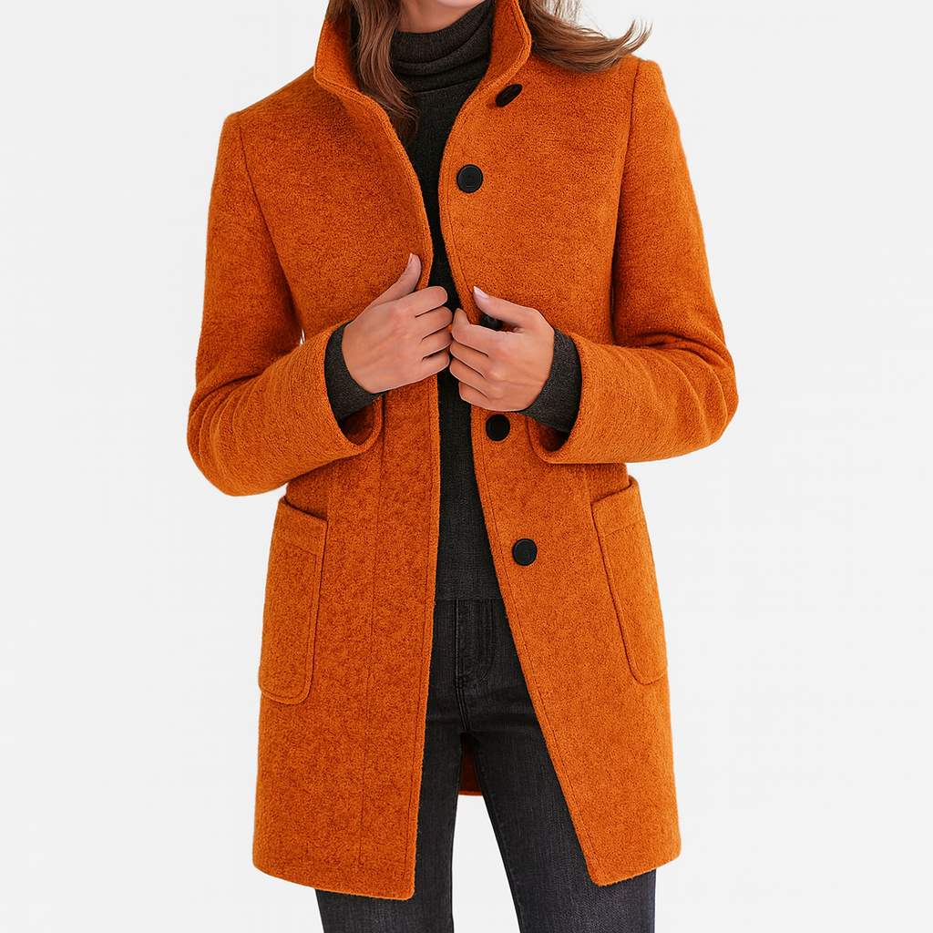 Geovari | Women's High-Collar Coat