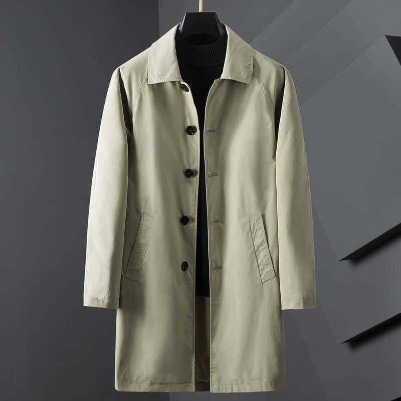 Geovari | Elegant Men's Trench Coat