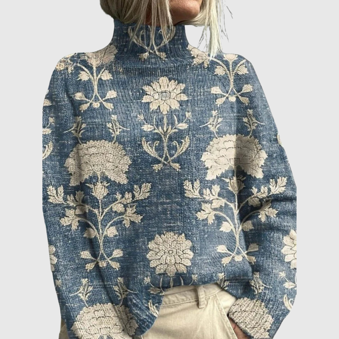 Geovari | Warm and Elegant Roll-Neck Jumper