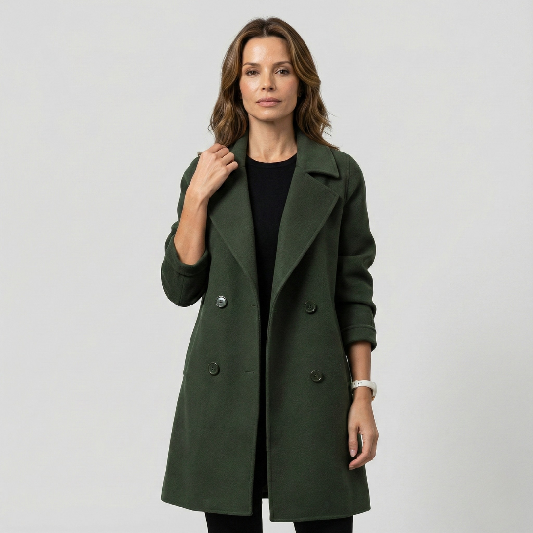 Geovari | Tailored Longline Wool Coat