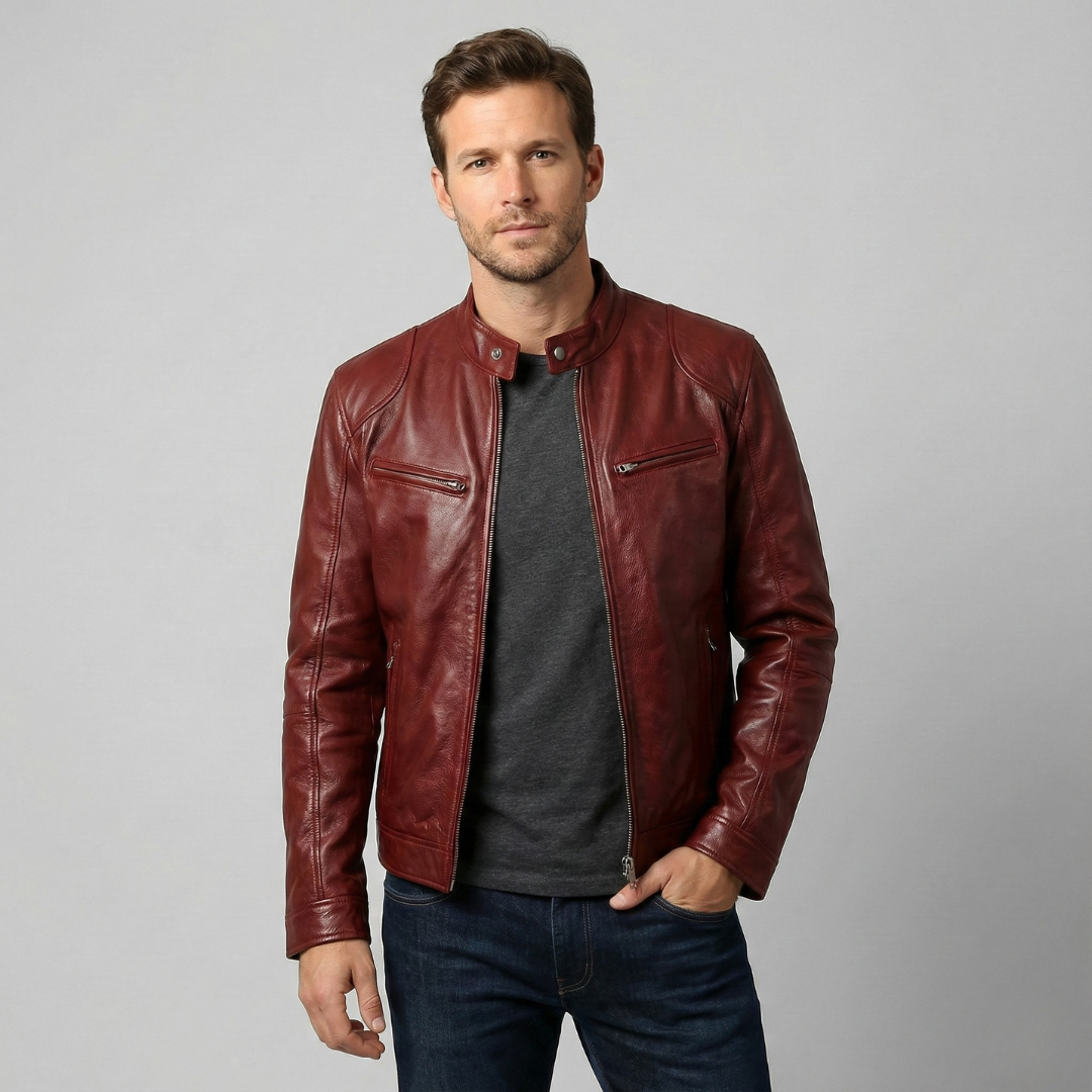 Geovari | Leather Jacket