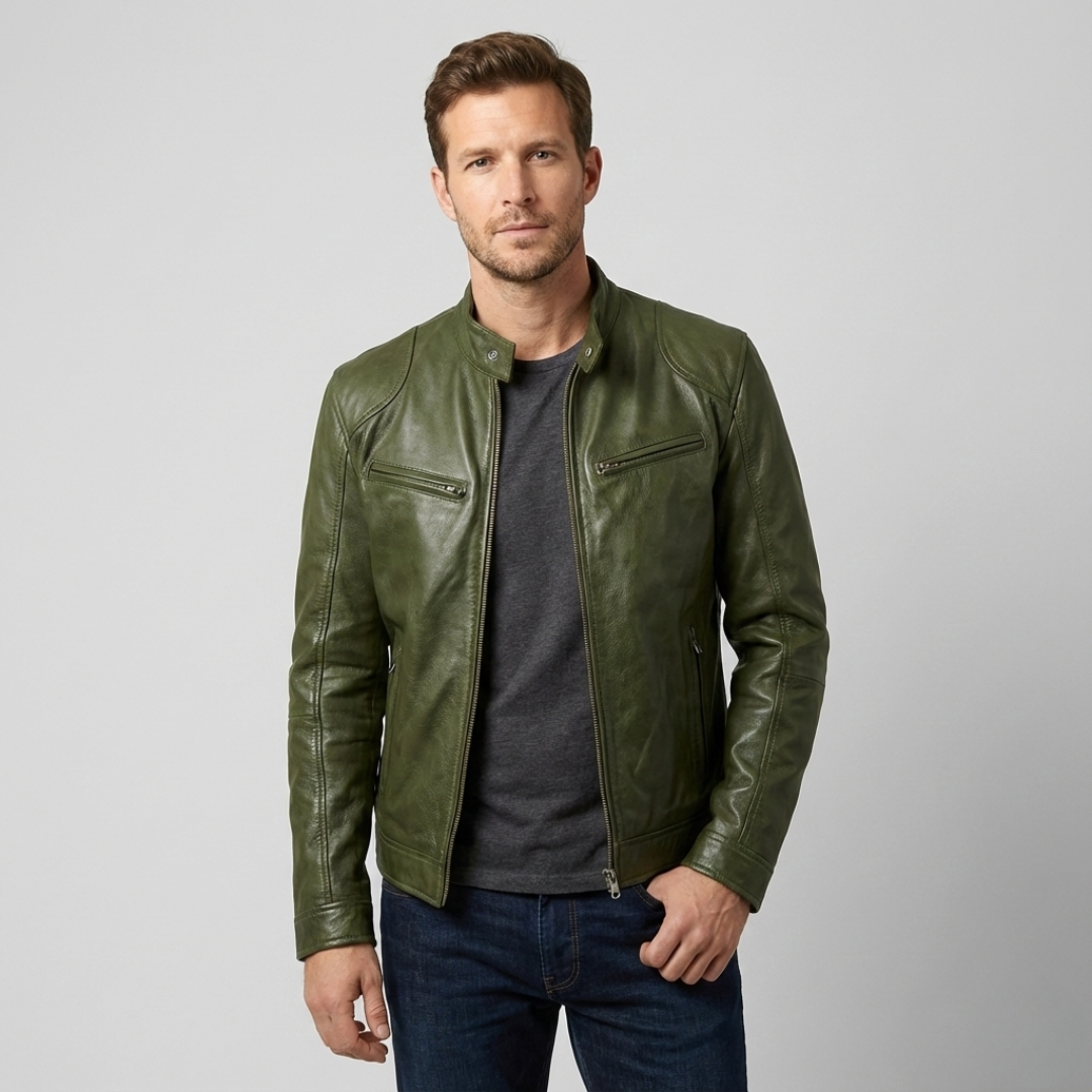 Geovari | Leather Jacket