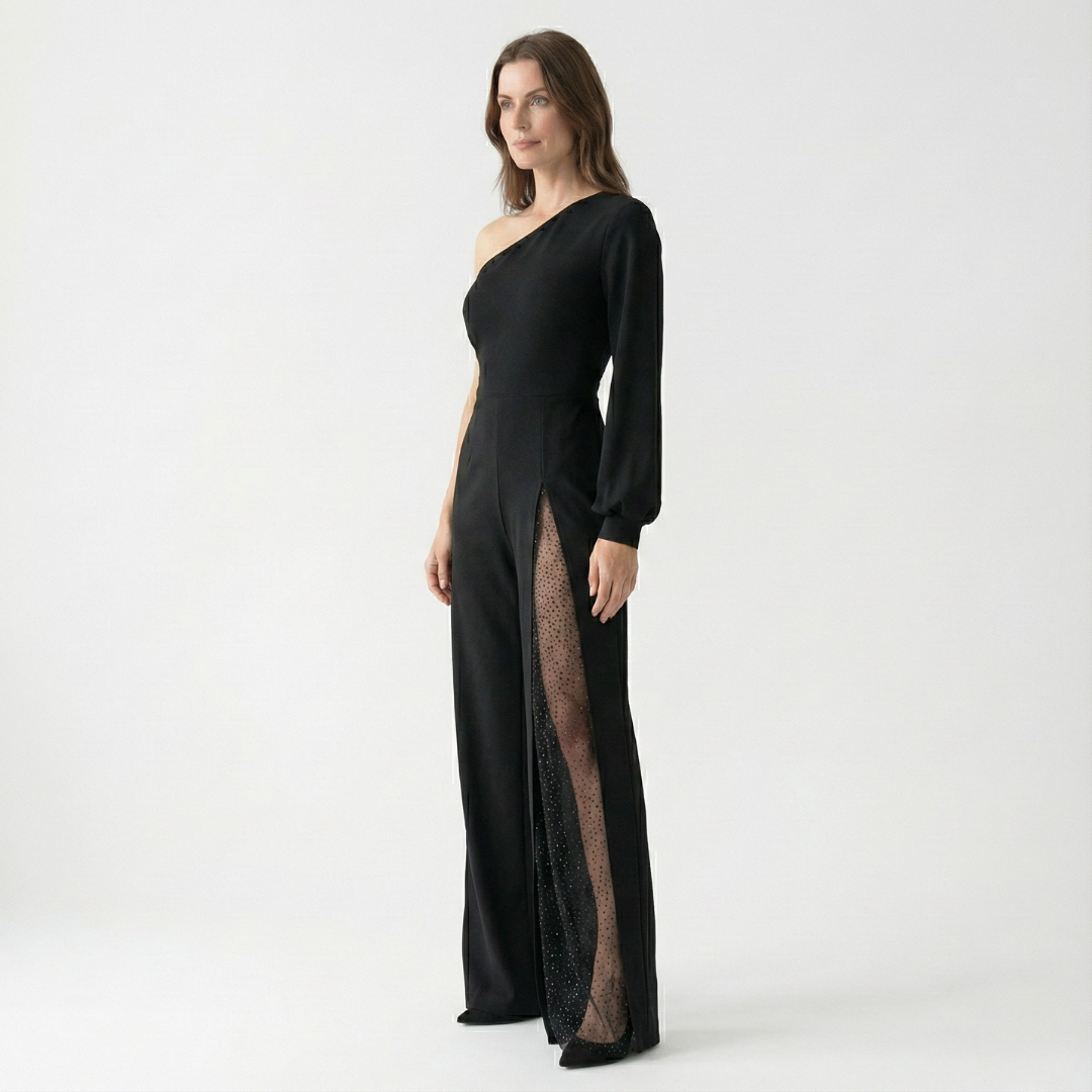 Geovari | Contemporary Wide-Leg Jumpsuit