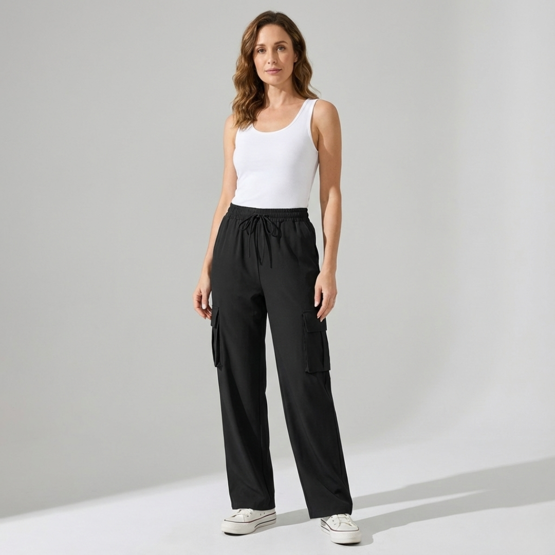 Geovari | Straight-Leg Cargo Trousers