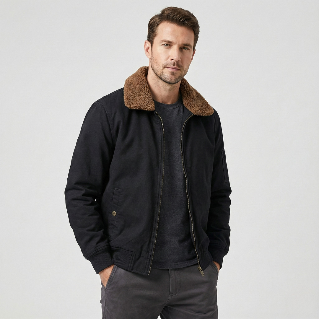 Geovari | Elegant Bomber-Style Parka Jacket