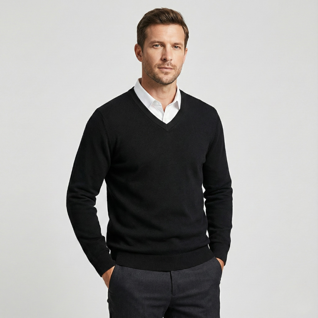 Geovari | Chic V-Neck Jumper