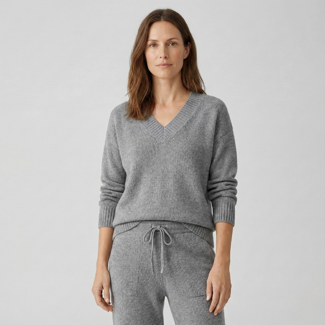 Geovari | Long-Sleeved Two-Piece Set