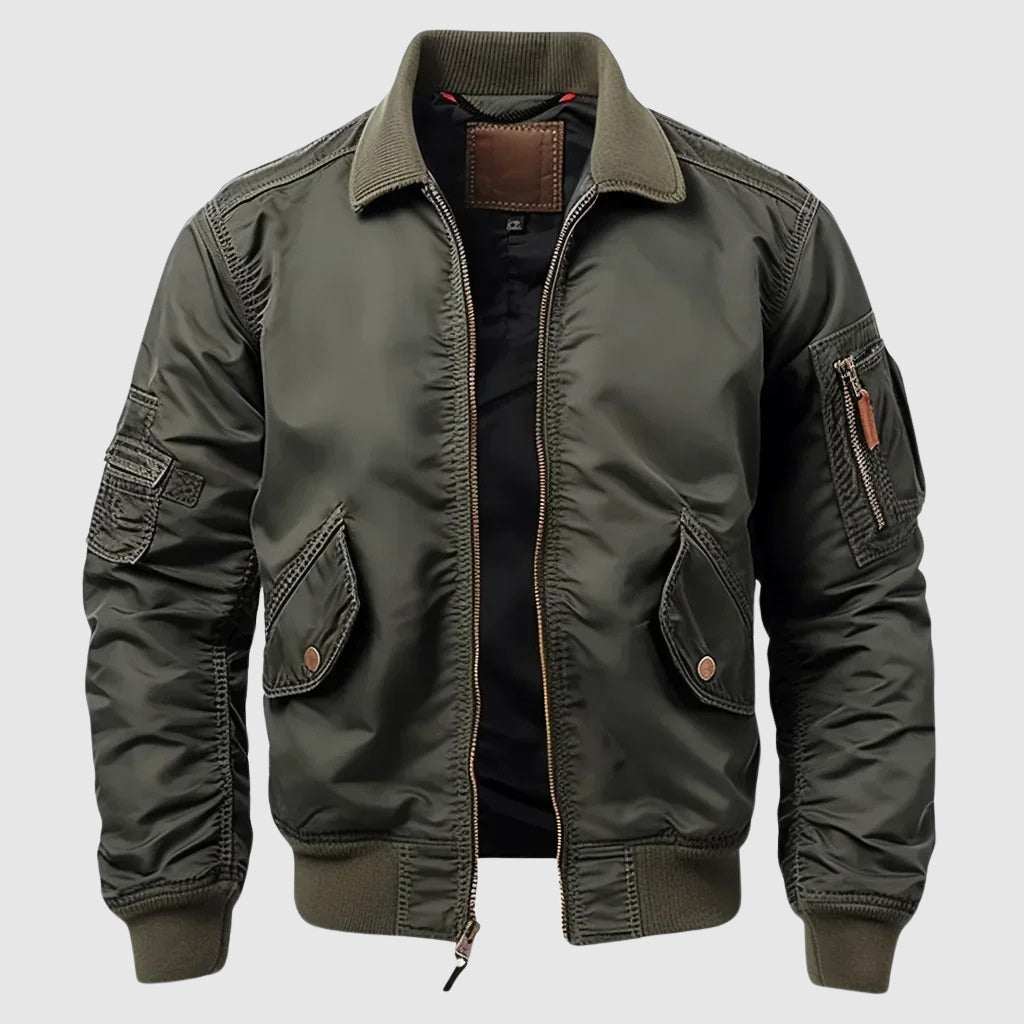 Geovari | Men's Pilot-Style Bomber Jacket