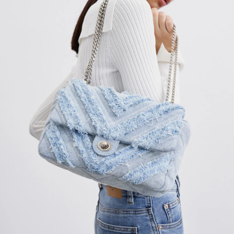 Geovari | Women's Denim Shoulder Bag