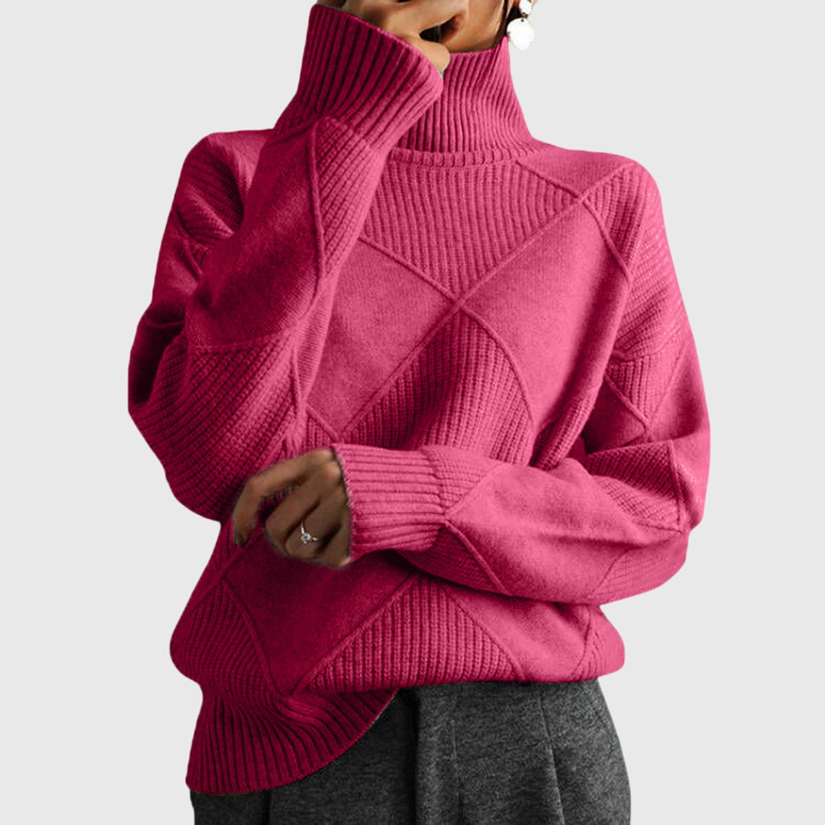 Geovari | Roll-Neck Jumper
