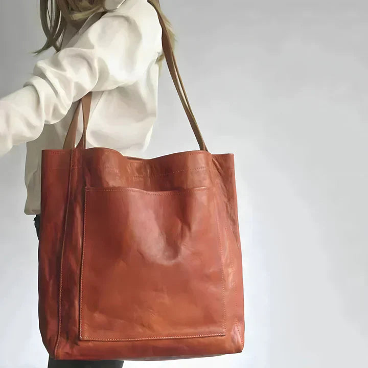 Geovari | Classic Leather Tote