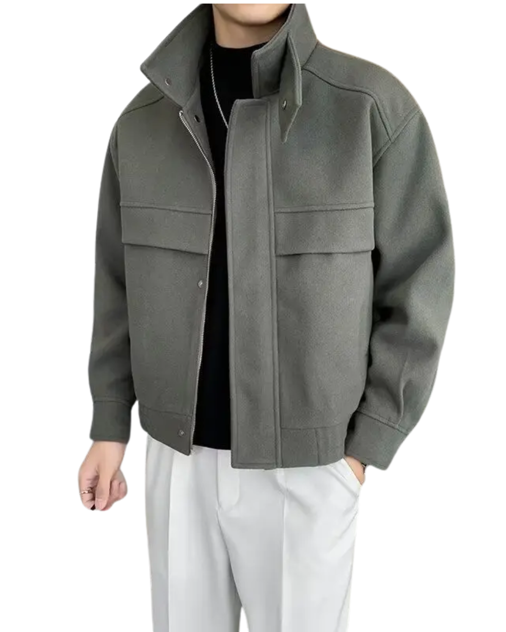 Geovari | Elegant Woollen Jacket