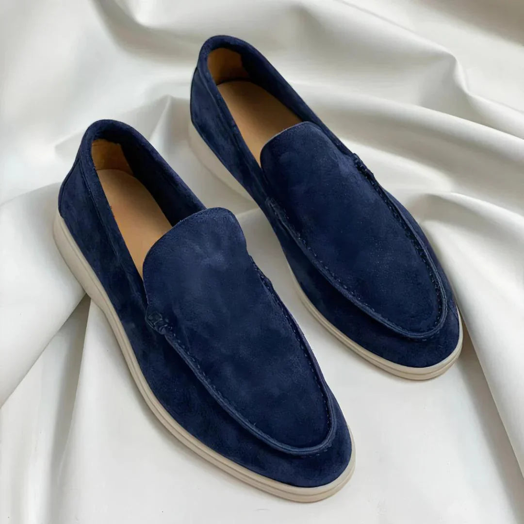Geovari | Elegant Suede Loafers