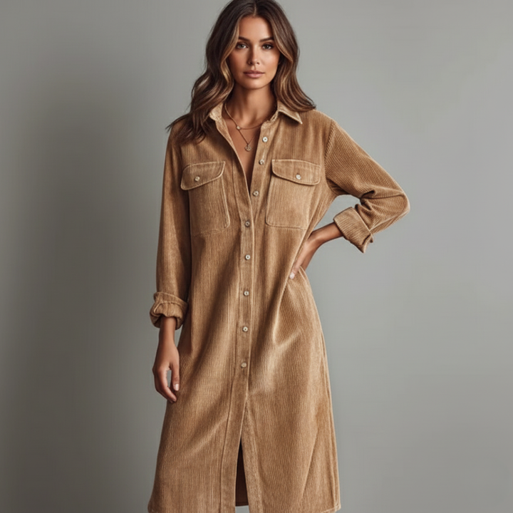 Geovari | Women’s Modern Relaxed-Fit Dress