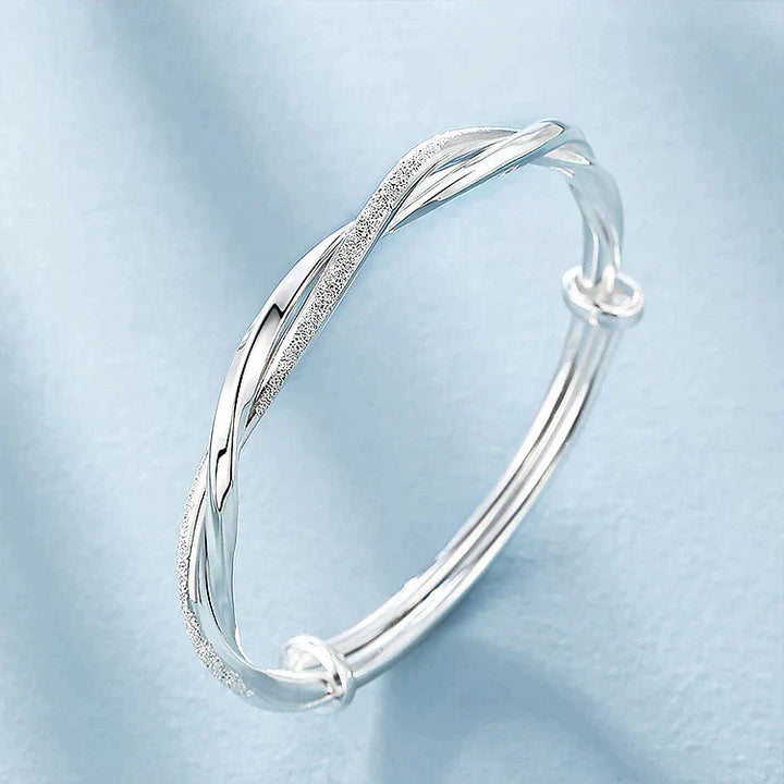Geovari | Twisted 925 Sterling Silver Bracelet