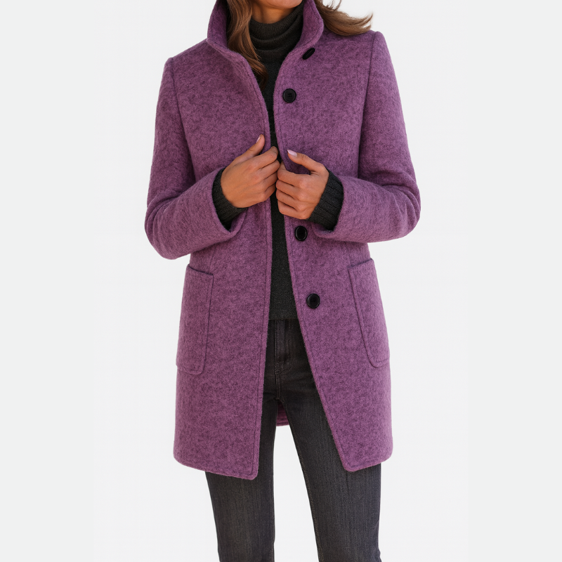Geovari | Women's High-Collar Coat