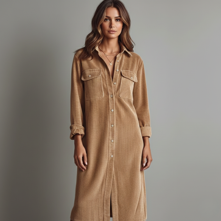 Geovari | Women’s Modern Relaxed-Fit Dress