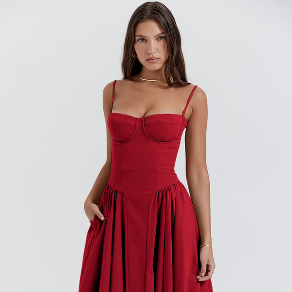 Geovari | Crisp Structured Dress