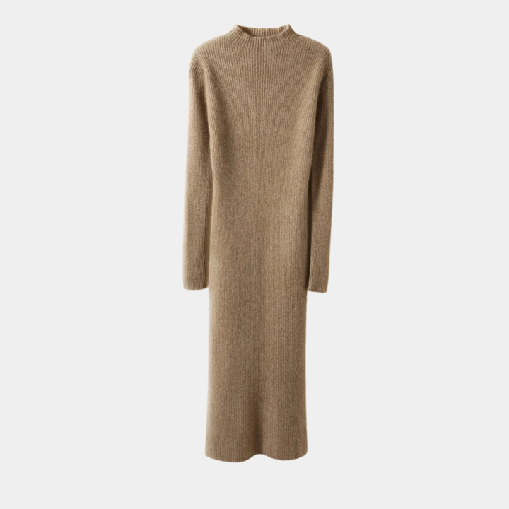 Geovari | Women's Slim-Fit Knitted Wool Dress