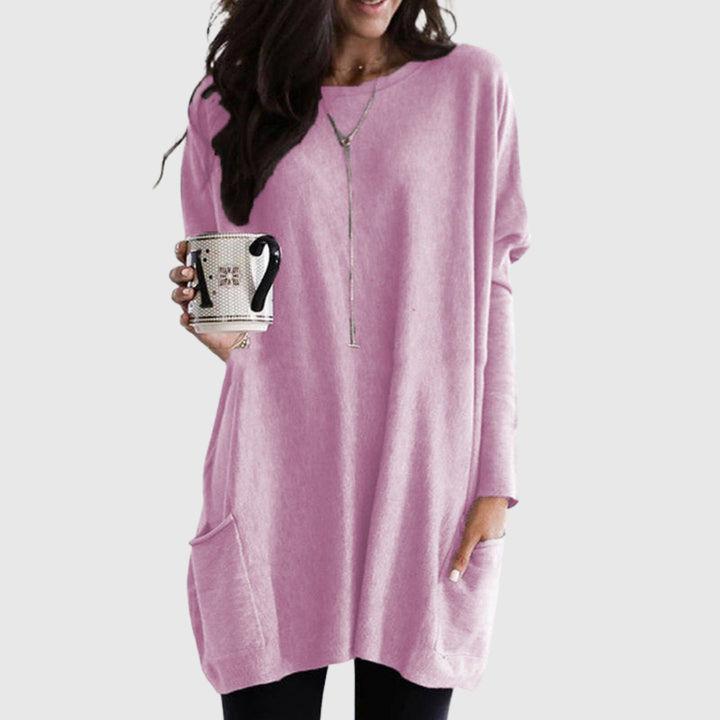 Geovari | Relaxed Tunic with Pockets and Extra Coverage