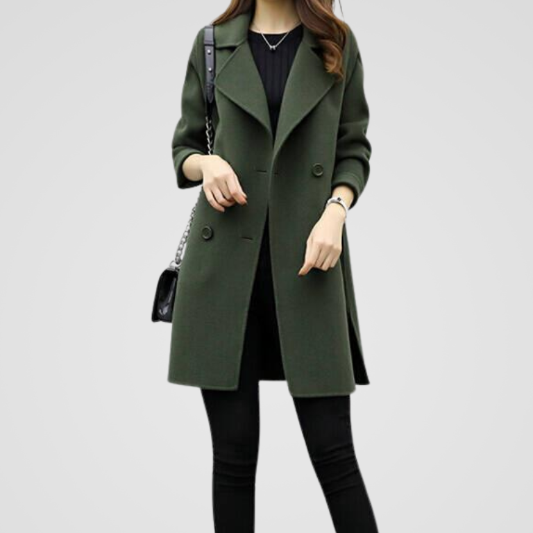 Geovari | Tailored Longline Wool Coat