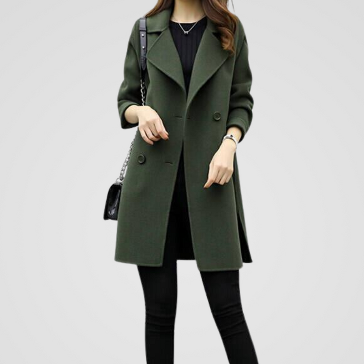 Geovari | Tailored Longline Wool Coat