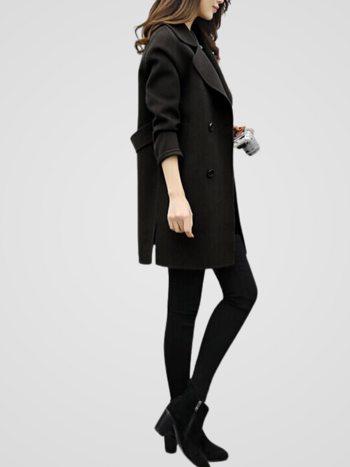 Geovari | Tailored Longline Wool Coat