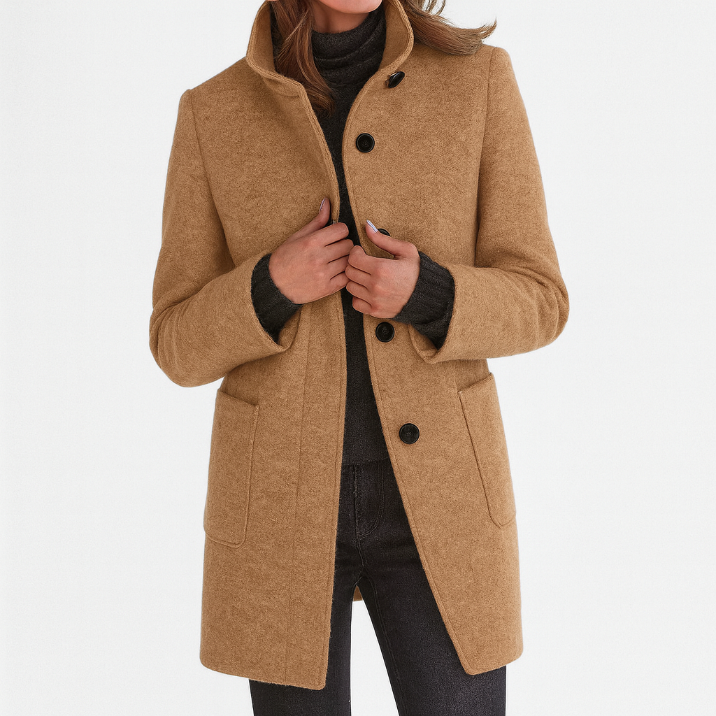 Geovari | Women's High-Collar Coat