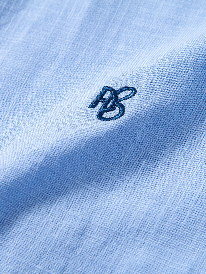 Geovari | Short Sleeve Linen-Look Shirt & Slim Tapered Trousers