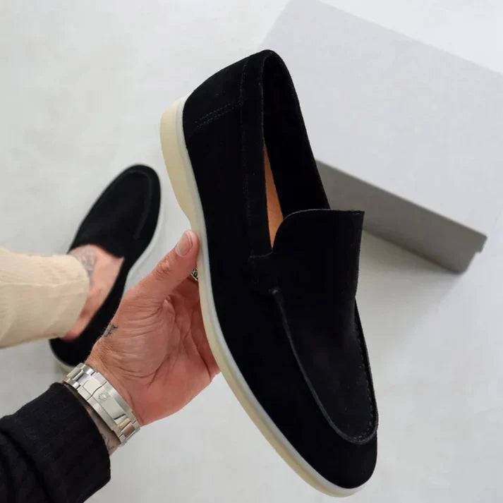 Geovari | Elegant Suede Loafers