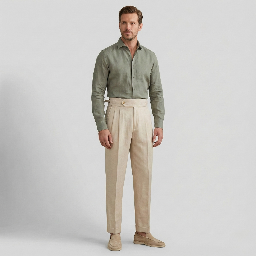 Geovari | Linen Trousers