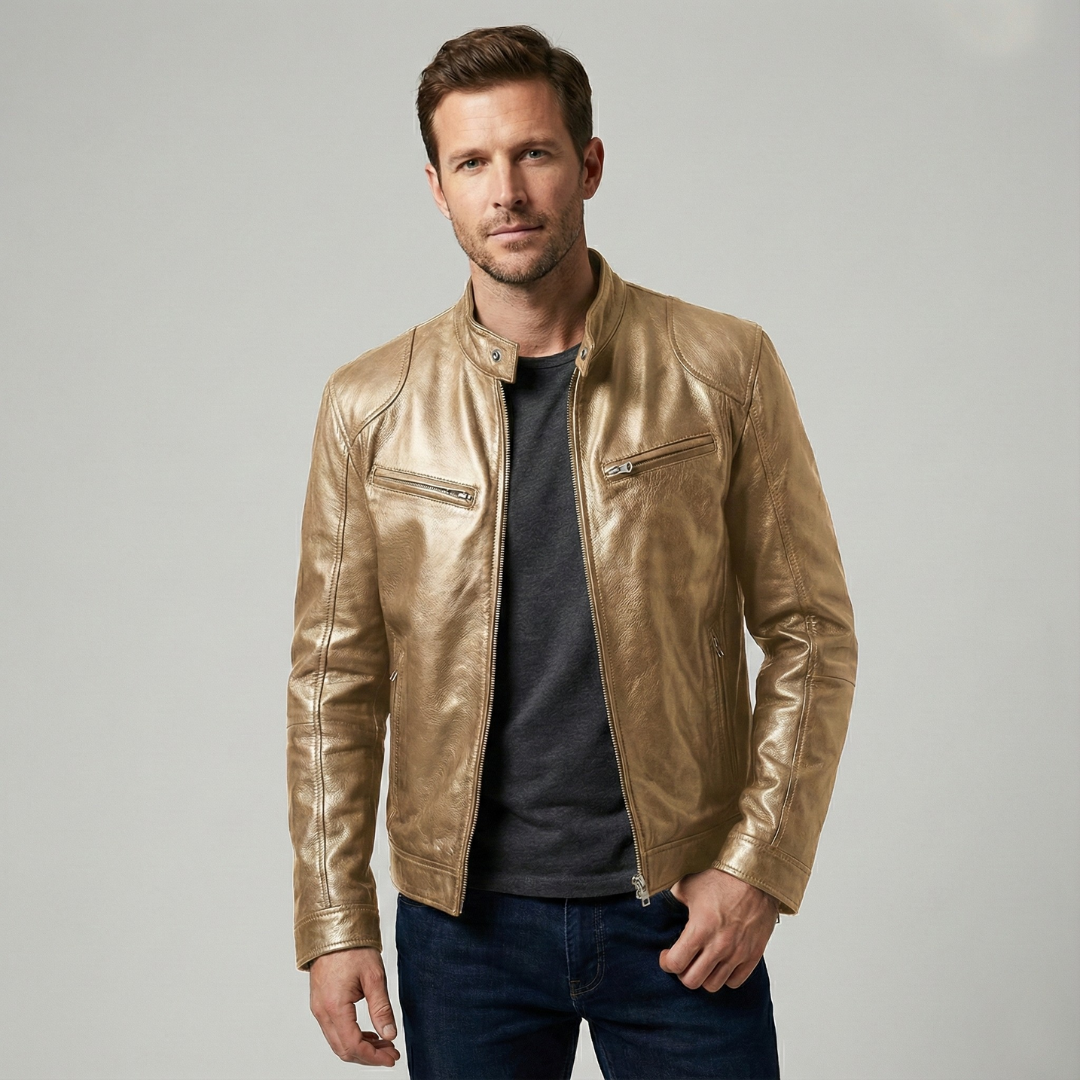 Geovari | Leather Jacket