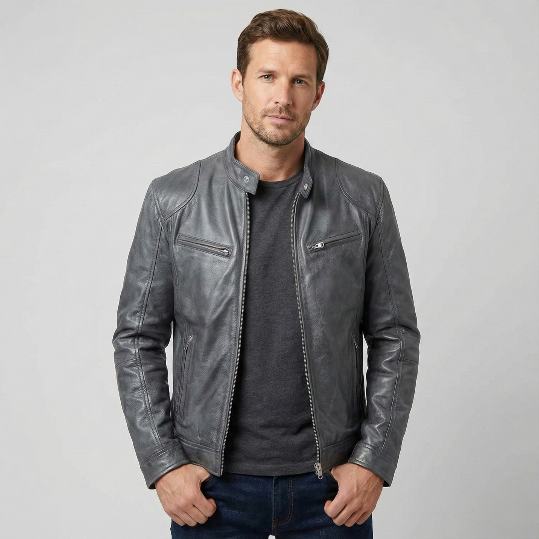 Geovari | Leather Jacket