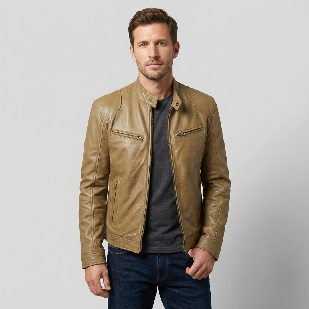 Geovari | Leather Jacket