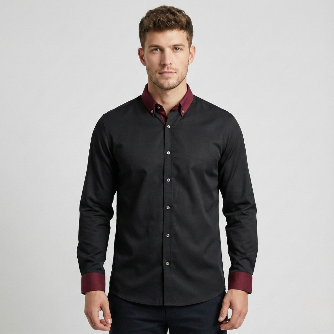 Geovari | Classic Cotton Long-Sleeved Blouse