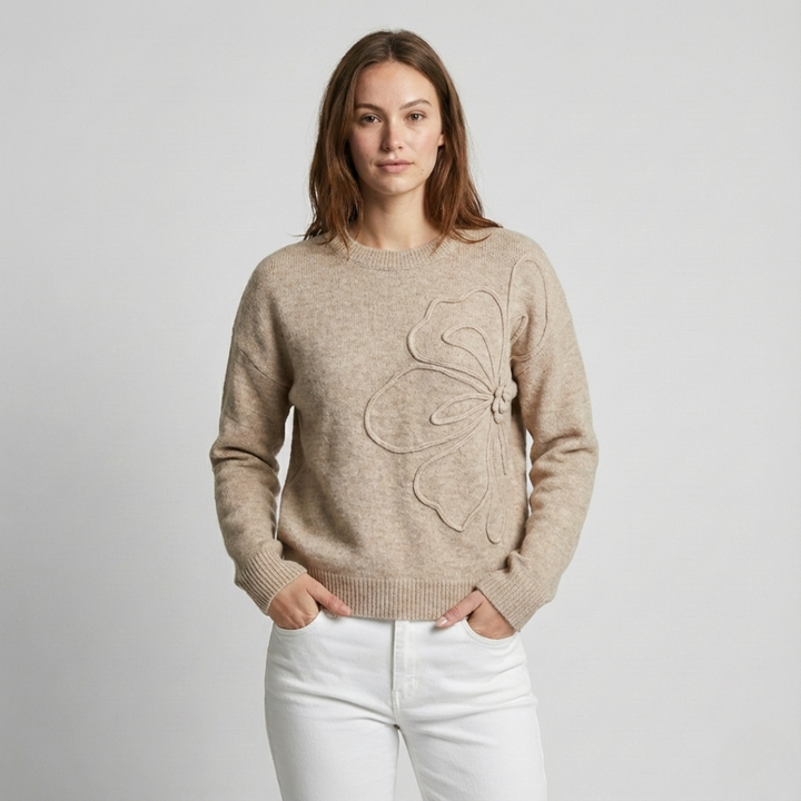 Geovari | Floral Line Jumper