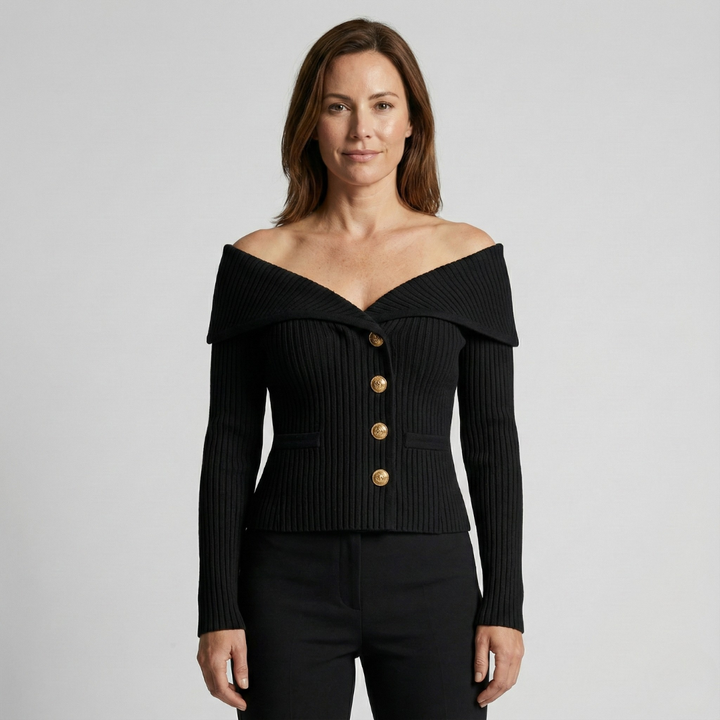 Geovari | Soft-Knit Cardigan