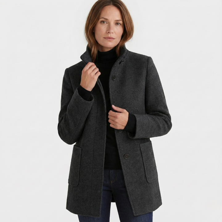 Geovari | Women's High-Collar Coat