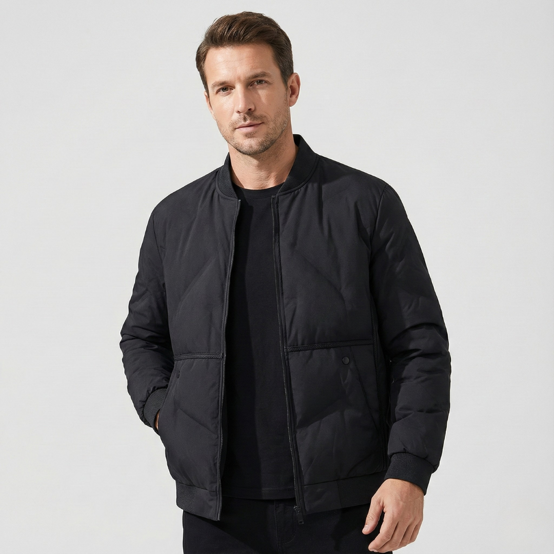 Geovari | Elegant Cotton Varsity Jacket